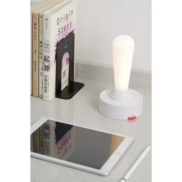 Jp-1003 Dekoratif Gece Lambası - Beyaz - Resim 7