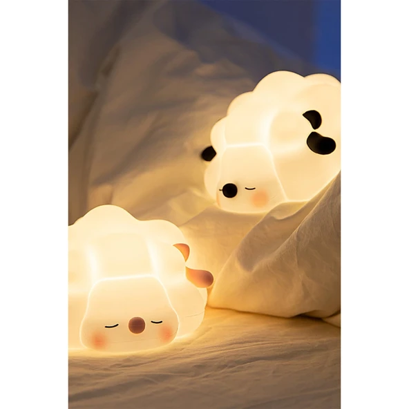 K1156 Dekoratif Gece Lambası Kuzu - Resim 4