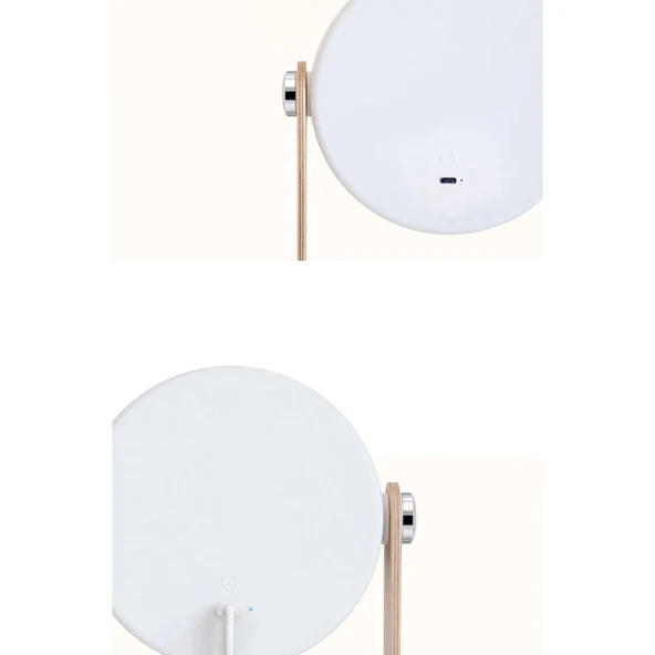 Jp-dld Kamp Lambası Görünümlü Dekoratif Gece Lambası - Beyaz - Resim 6