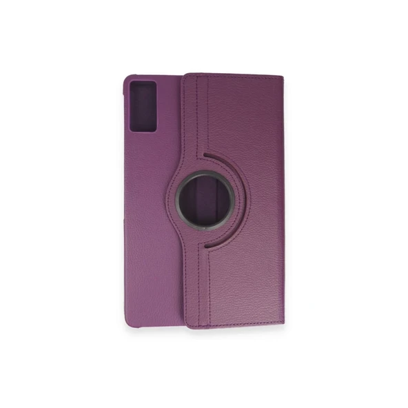 Xiaomi Redmi Pad Se 4g Kılıf 360 Tablet Deri Kılıf - Mürdüm - Resim 2