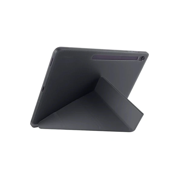 İpad Pro 11 (2024) Kılıf Kalemlikli Hugo Tablet Kılıfı - Siyah - Resim 4