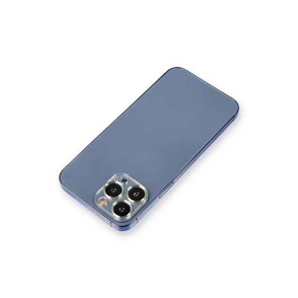 İphone 13 Pro Metal Kamera Lens Koruma Cam - Açık Yeşil ürün görseli 1