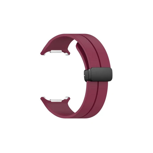 Watch 7 Ultra Kr418 Tender Silikon Kordon - Bordo ürün görseli 1