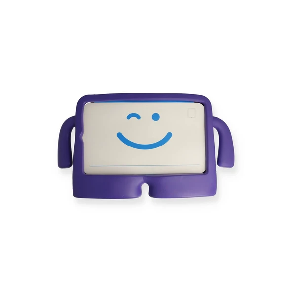 Samsung Galaxy Tab A9 Kılıf Karakter Tablet Silikon - Mor ürün görseli 1