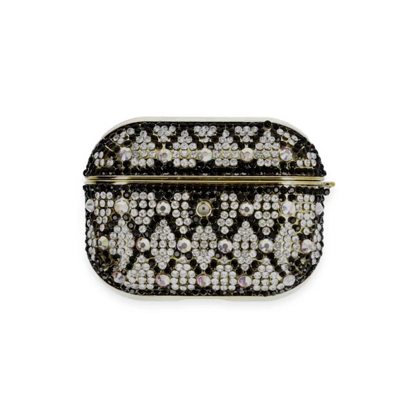 Airpods Pro 2 (2.nesil) Klor Taşlı Kılıf - Desen 2 - Resim 2