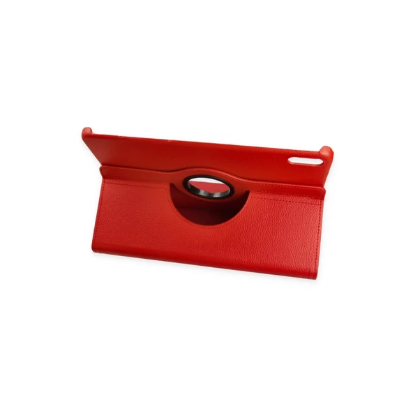 Huawei Matepad Se 11 Kılıf 360 Tablet Deri Kılıf - Kırmızı - Resim 2