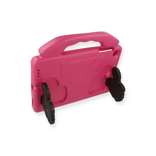 Samsung Galaxy Tab A9 Kılıf Like Stantlı Tablet Silikon - Pembe - Resim 3