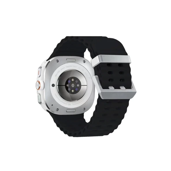 Watch 7 Ultra Kr417 Rug Silikon Kordon - Siyah ürün görseli 1