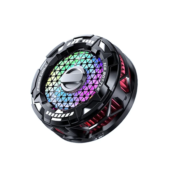 Fs02 15w Rgb Radyatör Telefon Soğutucu Fan - Siyah ürün görseli 1