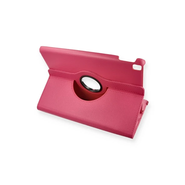 İpad Pro 11 (2024) Kılıf 360 Tablet Deri Kılıf - Pembe - Resim 2