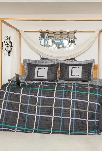 Odesa Gris Çift Kişilik Nev Takımı ürün görseli 1