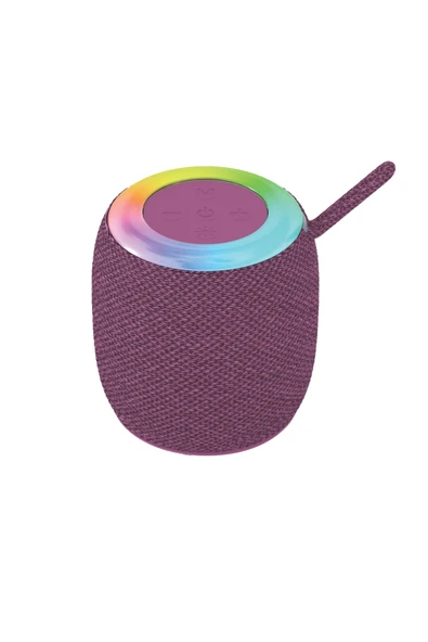 Bluetooth Hoparlör Rgb Işıklı USB FM Destekli Radyo D10 - Resim 3