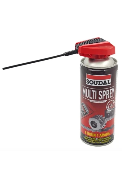 Soudal 4 adet SOUDAL PAS SÖKÜCÜ VE YAĞLAYICI MULTİ SPREY 400 ML ( 4 ADET FİYATIDIR ) - Resim 2