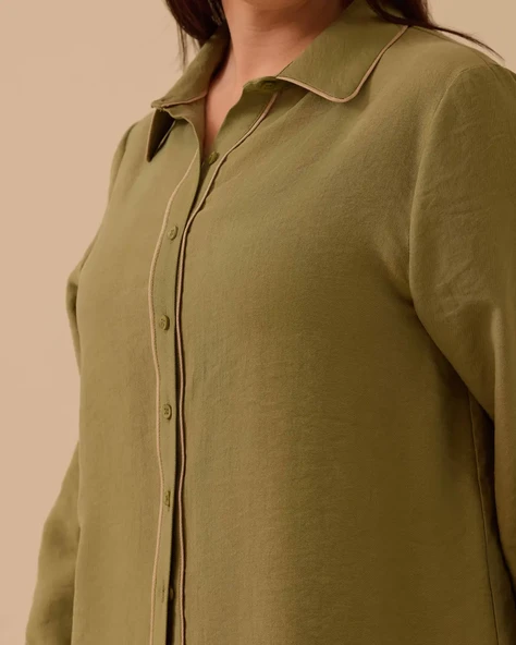 Gala-xi Kadın Büyük Beden Basic Tunik 10002521214015 - Resim 3