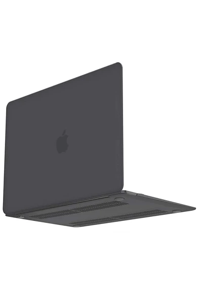 HarmonyAura Macbook Pro 13 2020 Macbook Buzlu Kapak - Füme ürün görseli 1