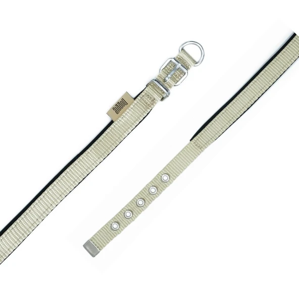 Softlu Köpek Boyun Tasması 2 cm x 45 cm Haki - Resim 3