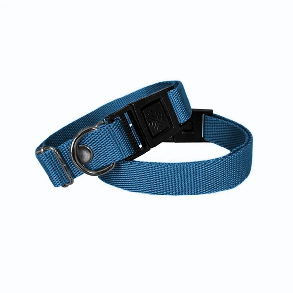 Köpek Tasması Dokuma 2 cm - Min: 30 cm - Max: 50 cm Mavi ürün görseli 1