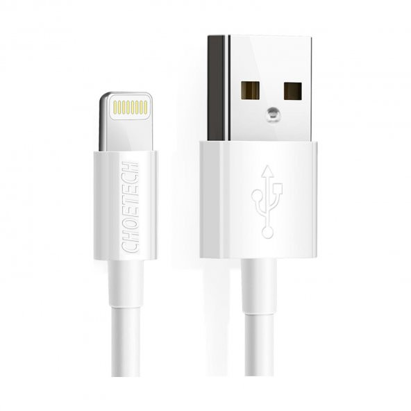 Choetech Lightning USB Şarj Kablosu MFI Lisanslı 1.8 Metre - IP0027 - Beyaz ürün görseli