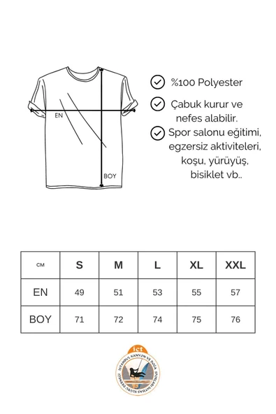 Erkek Nem Emici Hızlı Kuruma Atletik Teknik Performans T-shirt M beden - Resim 4