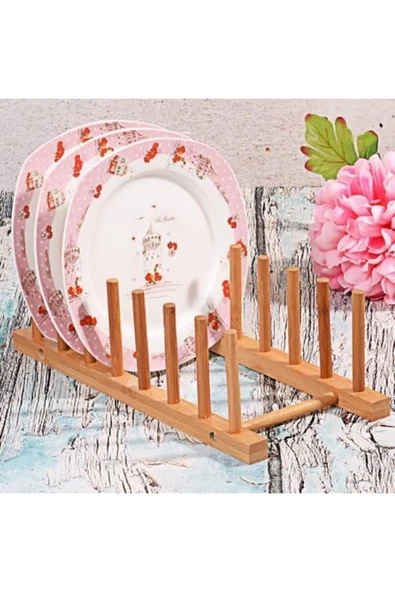 Kosova Ksv Bambu Tabak Dizme Aparatı - Bulaşıklık Tabaklık ürün görseli 1