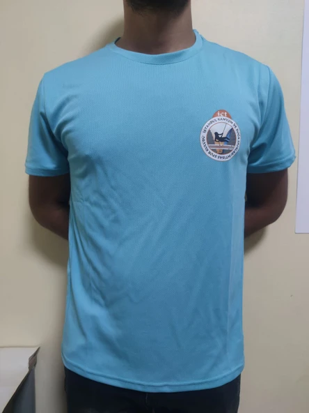 Erkek Nem Emici Hızlı Kuruma Atletik Teknik Performans T-shirt S Beden - Resim 3