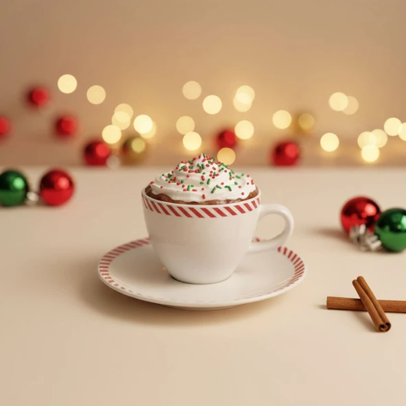 GÜRAL PORSELEN Bistro Red Glow Çay Takımı 6830 ürün görseli 1