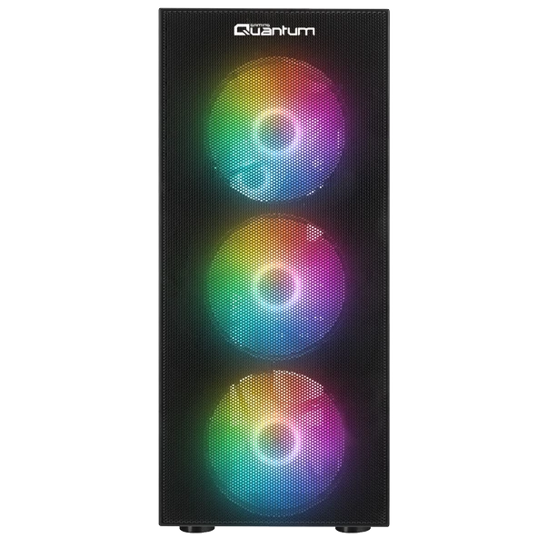 Quantum Gaming MeshUp Pro EV1813 Amd Ryzen 5 5500 16GB DDR4 512GB NVMe RTX5050 8GB Freedos Oyuncu Masaüstü Bilgisayarı - Resim 3