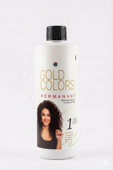 Gold Colors Premium Keratinli Permanant İlacı Natural (Boyasız) Saçlar İçin Nu:1 500 Ml ürün görseli 1