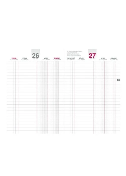 GIPTA 111 TCK 17*24 KASA AJANDA - Resim 2