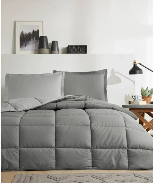 Özdilek Çift Kişilik Ranforce Yatak Seti Kül Gri ürün görseli 1