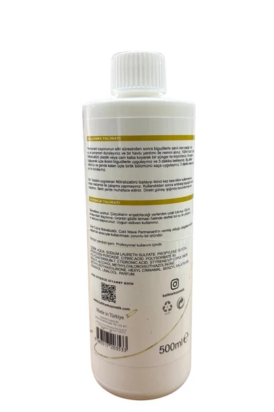 Gold Colors Premium Nötralizatör Permanant Sabitleyici 500 Ml - Resim 2