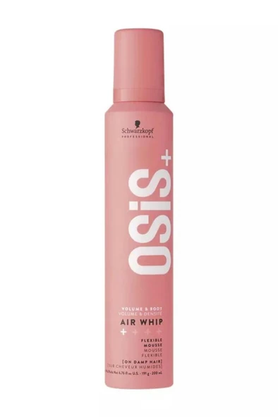Schwarzkopf Osis+ Esnek Tutuşlu Hacimlendirici ve Nemlendirici Saç Köpüğü Air Whip 200 Ml ürün görseli 1