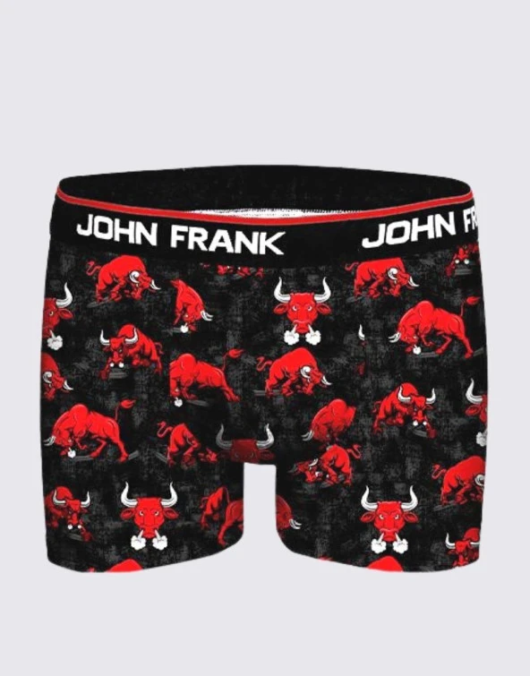 John Frank Dijital Erkek Boxer - Bulls