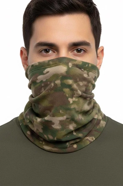 Single Sword Unisex Kışlık Polar Boyunluk & Bere | Çok Amaçlı Soğuk Hava Koruması 1 Adet - Resim 8