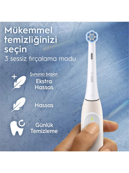 Oral-B iO 2 Şarjlı Diş Fırçası - Pembe - Resim 3