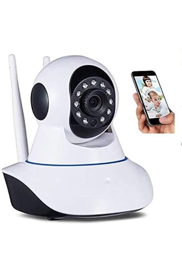FİLONLİNE WK-20 360º  WIFI IP KAMERA 1080P FULL HD 1.3 MP HAREKETLİ GECE GÖRÜŞLÜ EV VE BEBEK İZLEME