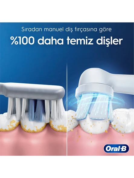 Oral-B iO 2 Şarjlı Diş Fırçası - Pembe - Resim 4