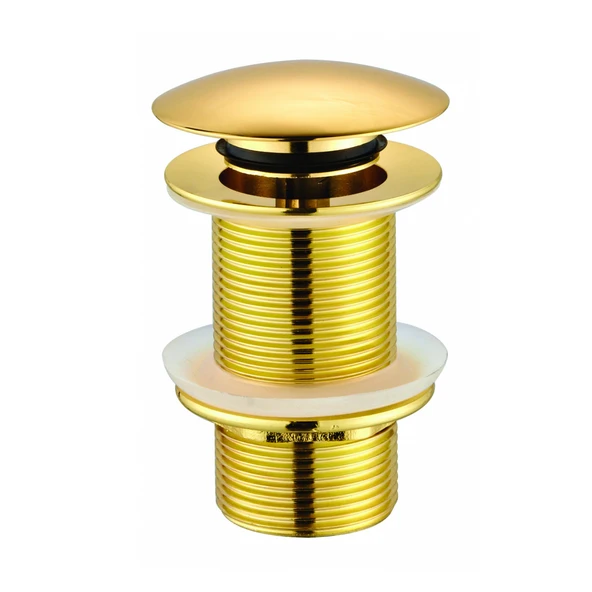 Lavabo Sifon Başlığı Pop-up Taşmasız Altın ürün görseli 1