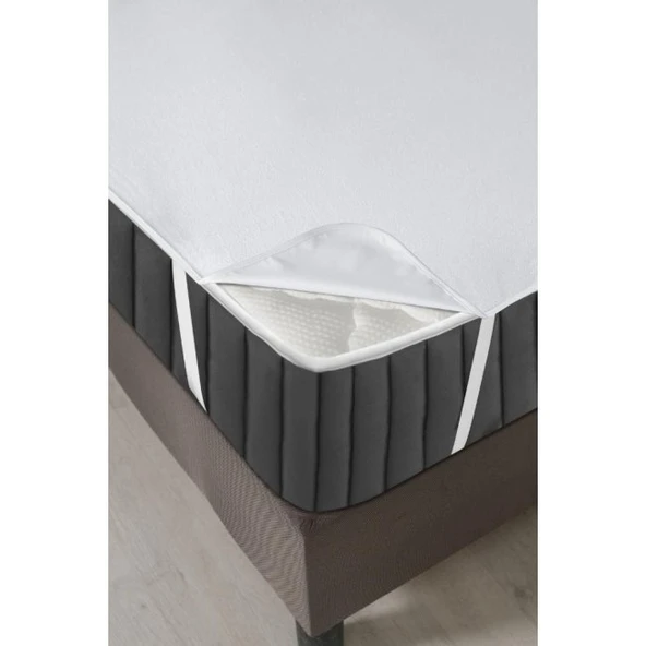 Alez Micro Dört Köşe Lastik Yatak Koruyucu 100*200 Cm - Resim 2