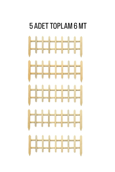 DEKORELA Ahşap Bahçe Çiti ürün görseli 1