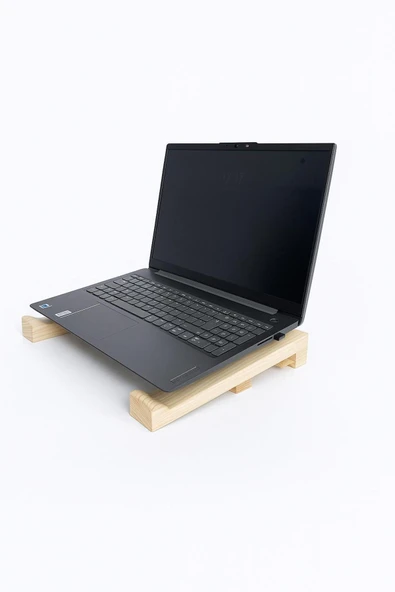 DEKORELA Ahşap Laptop Standı - Resim 2