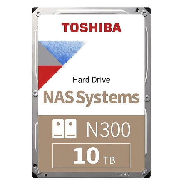 Toshiba N300 10TB 7200Rpm 512MB - MN10ADA10TS ürün görseli 1