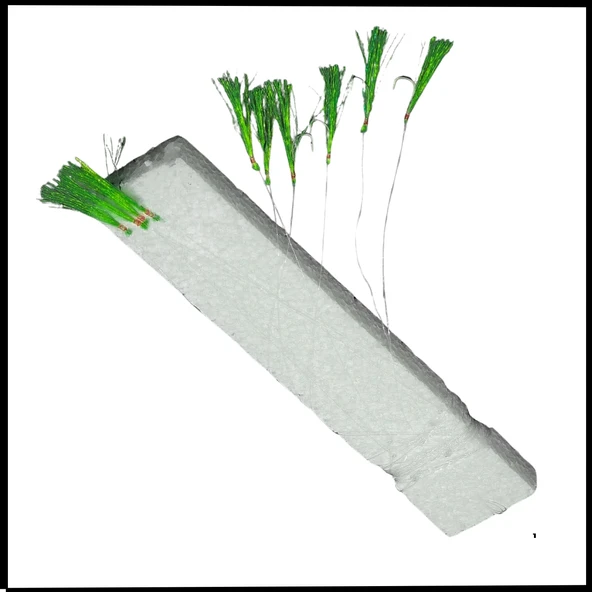 Uyguna-Yakala On İğneli - Tüylü - 1 Adet İstavrit Çapari Hazır Takımı - AK.167 ürün görseli 1