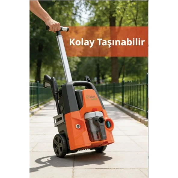 KGCC-590 Yüksek Basınçlı Araba Yıkama Makinesi (130 Bar) ve Elektrik Süpürgesi – 2’si 1 Arada - Resim 5