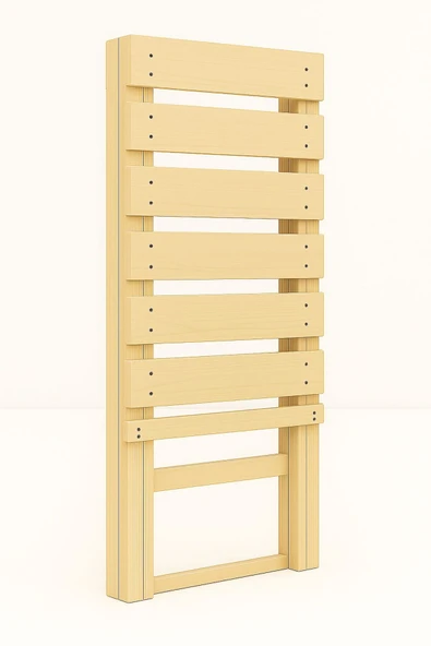 DEKORELA Ahşap Şezlong Sandalye - Resim 4