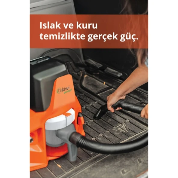 KGCC-590 Yüksek Basınçlı Araba Yıkama Makinesi (130 Bar) ve Elektrik Süpürgesi – 2’si 1 Arada - Resim 4