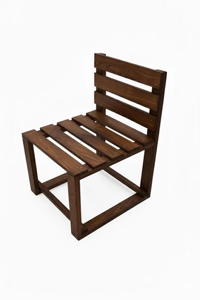 DEKORELA 2 Lİ AHŞAP BERJER BANK - Resim 8