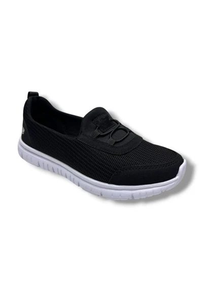 Cakgo SC046-26 Anorak Anatomik Slip On Kadın Sneaker Siyah Beyaz ürün görseli 1