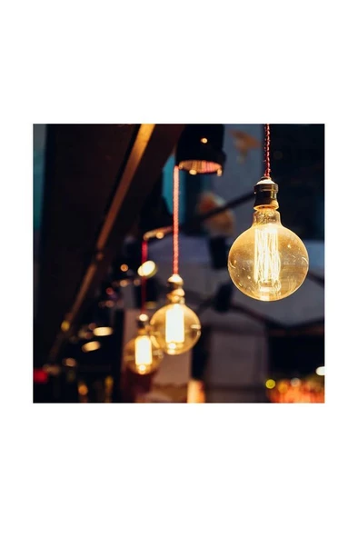 Sylvanıa 7W (55W) G125 Rustik Led Ampul 2500K E27 - Filamentli Led Lamba - Resim 8