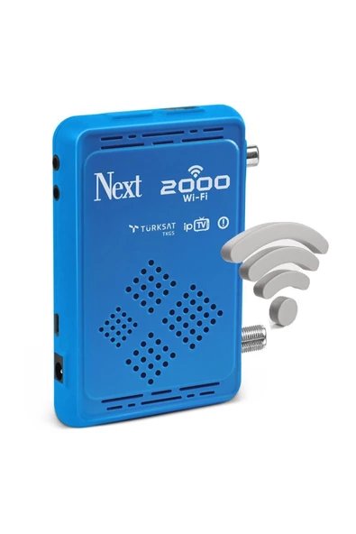 NEXT 2000 WI-FI ÇANAKLI VE ÇANAKSIZ DİJİTAL FULL HD UYDU ALICISI 